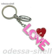 Брелок Кирилловкаиз металла овал.табличка+LOVE розовый
каждый в упак.опт от 2шт