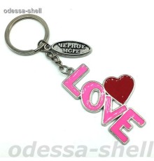 Брелок Черное мореиз металла овал.табличка+LOVE розовый
каждый в упак.опт от 2шт