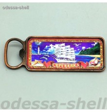 Магнит Сергеевкаиз металла в виде открывалки(прямоугольная форма)внутри фольга с изображением парусник+ракушка
в уп 10шт опт от 2шт